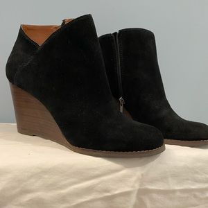 Lucky Brand wedge booties
